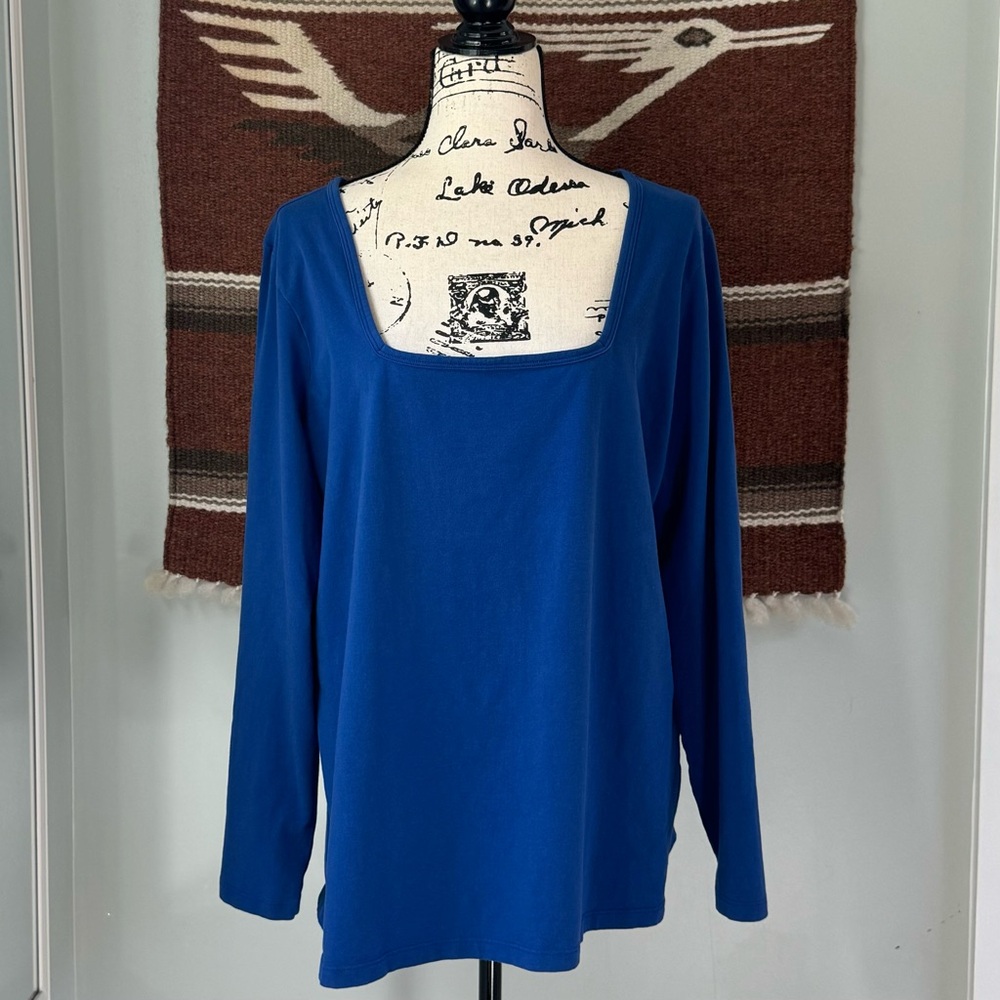 Universal Standard Square Neck Long Sleeve Top
